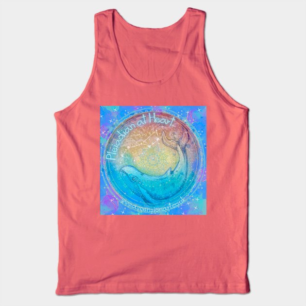 Pleiadian Whale Tank Top by WWW.ASCENSIONART.CO.UK